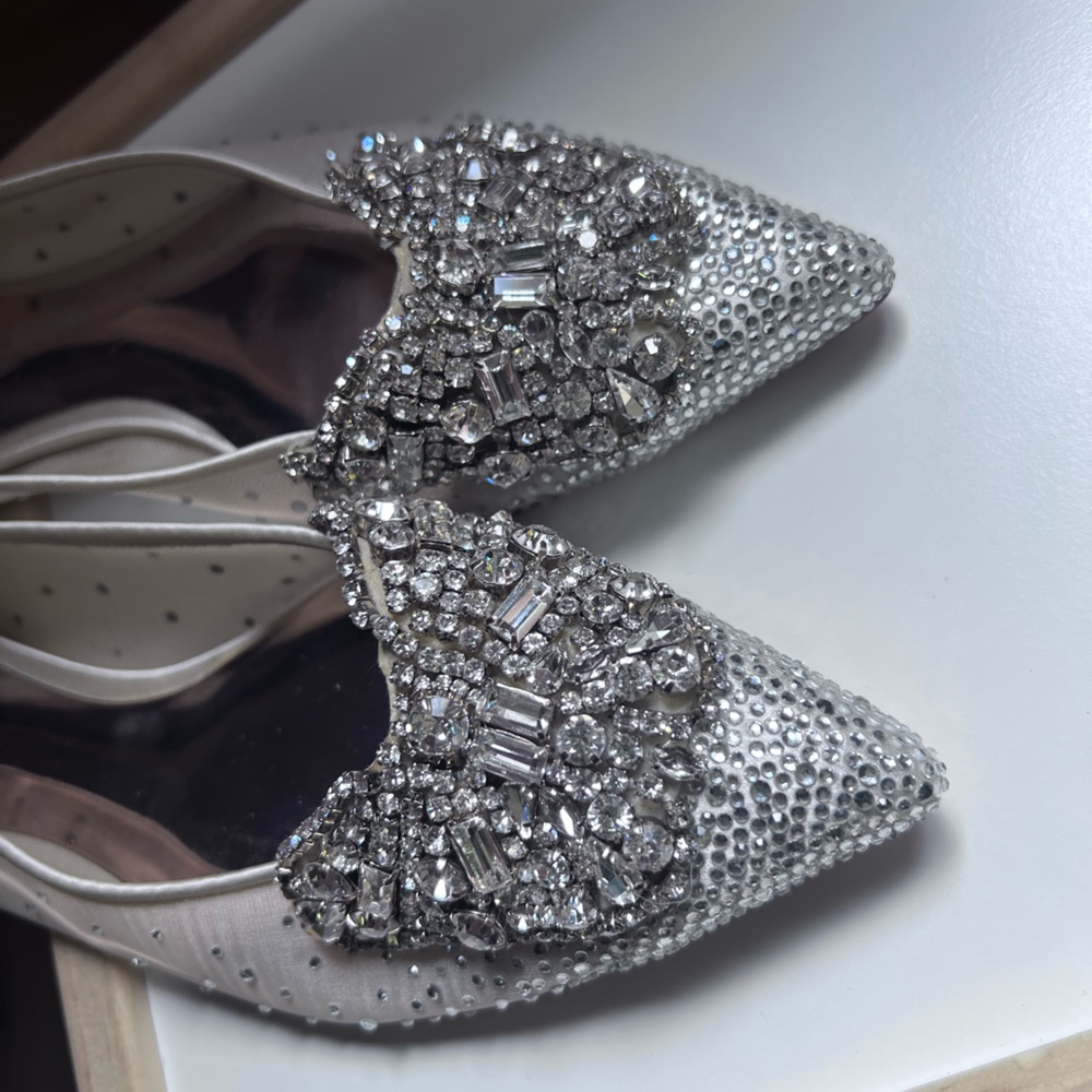 BADGLEY MISCHKA Jewel Designer Flats Shoes